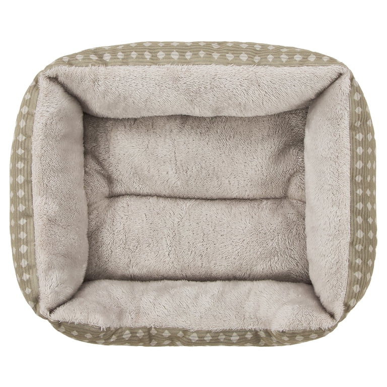 Vibrant Life Small Cuddler Pet Bed, Tan, 19" x 15" photo 7