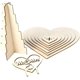 thumbnail image 4 of Soporte de madera para chocolates para fiestas y bodas, diseño ecológico en forma de corazón que garantiza una alta estabilidad y un fácil montaje para diversas ocasiones, tiene capacidad para, 4 of 8