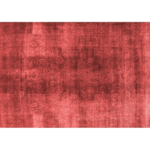 Ahgly Company Indoor Rectangle Oriental Red Industrial Area Rugs, 8' x 12'