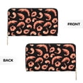 thumbnail image 3 of Leather Thin Slim Wallets for Women Men - Shrimp No.9042 Clutch Card Wallet for Women Men with Zipper, 3 of 7