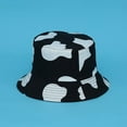 thumbnail image 2 of CoCopeaunts Cow Bucket Hat for Men Summer Creative Double-Sided Wear Fisherman Hat Lightweight Collapsible Women Fisherman Hat, 2 of 8