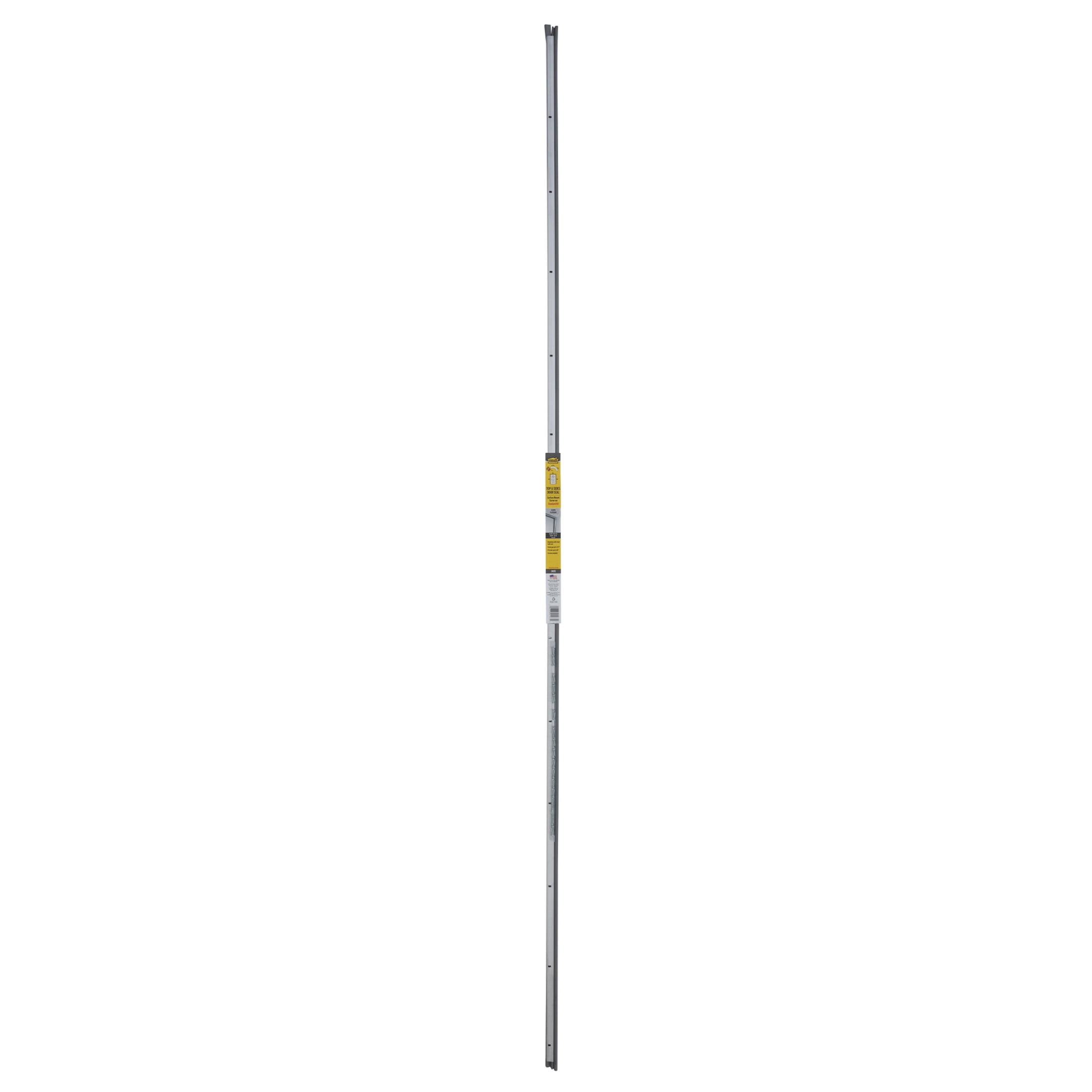 M-D Building Products 01073 Silver Aluminum and Vinyl Screw-on Top and Sides Door Seal Kit