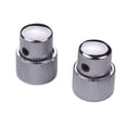 thumbnail image 1 of 2 Sets Dual Concentric Stacked Control Knobs for Electric Bass Guitars Silver Color, 1 of 7
