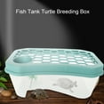 thumbnail image 4 of Bobasndm Turtle Tank with Lid, Turtles Fish Tank Habitat with Platform, Turtle Aquarium with Lid, Basking Platform, Terrapin Lake to Prevent Climbing for Crawfish, 4 of 9