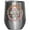 Silver, variant on It's a Good Day to Teach Tiny Humans, Retro Groovy Text & Teacher Themed Merch Gift, White 12oz Wine Tumbler
