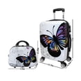 thumbnail image 3 of Juego de 2 piezas de policarbonato Luggage World Traveler Butterfly, 3 of 9