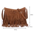 thumbnail image 3 of gcong Stylish Woven Fringe Messenger Crossbody Bag for Daily Casual Wear and Travel Use, 3 of 4