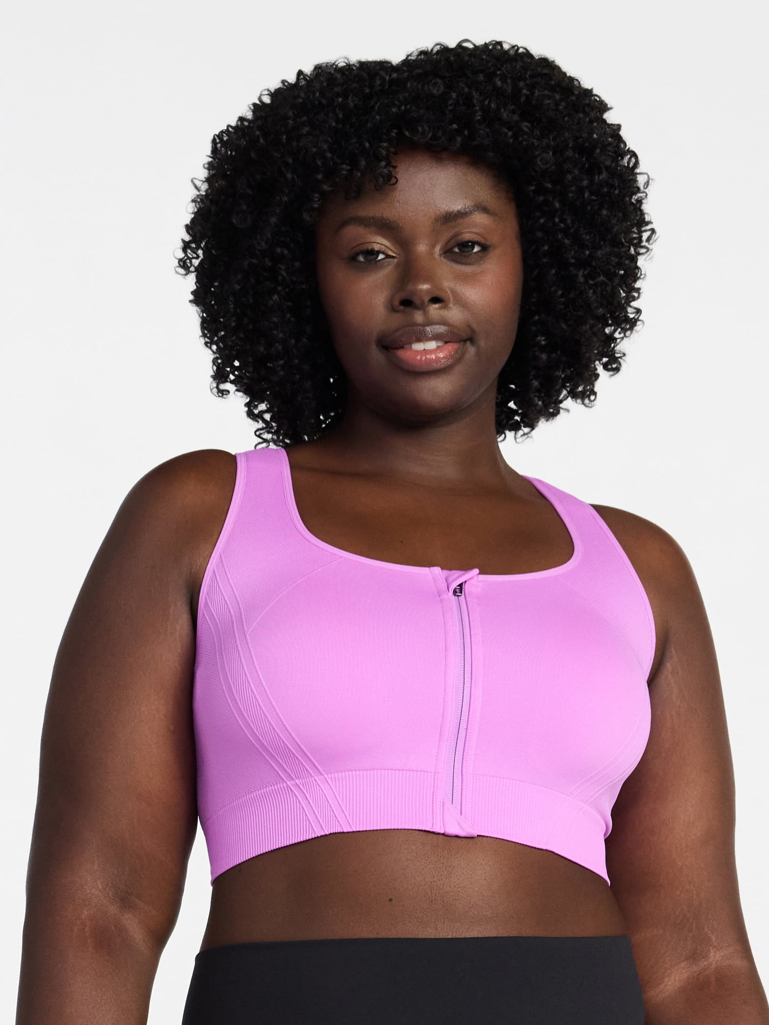 Avia Women's Medium Support Zip Front Sports Bra, Sizes S-XXXL