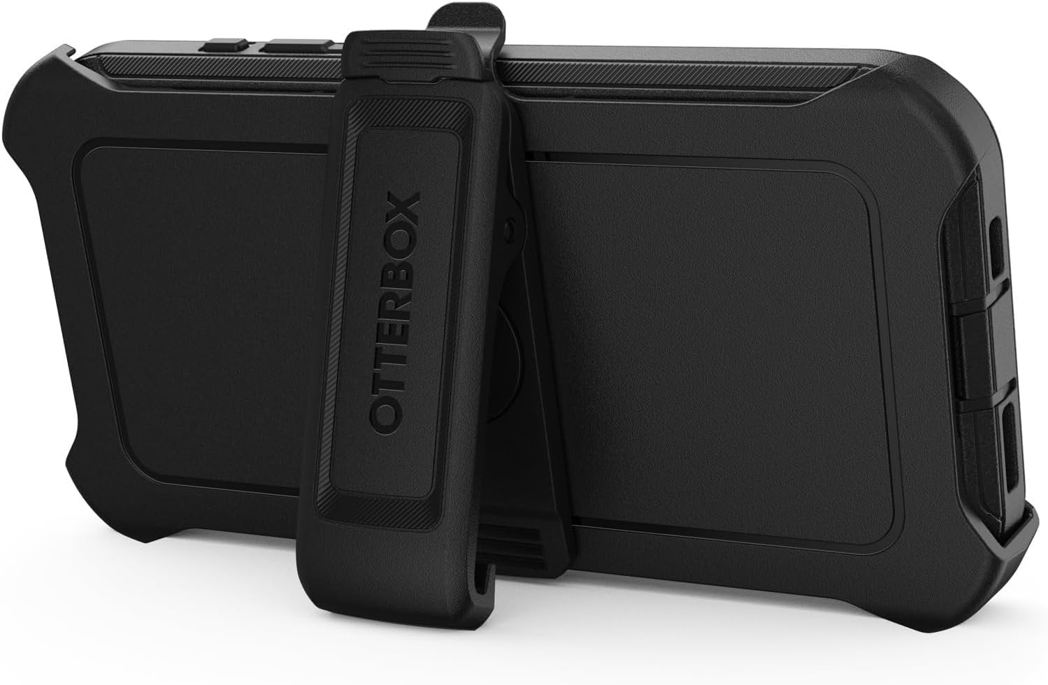 OtterBox iPhone 15 Pro Only - Defender Series Case - Black - Screenless - Rugged & Durable - with Port Protection - Holster Clip Includes - Non-Retail Packaging