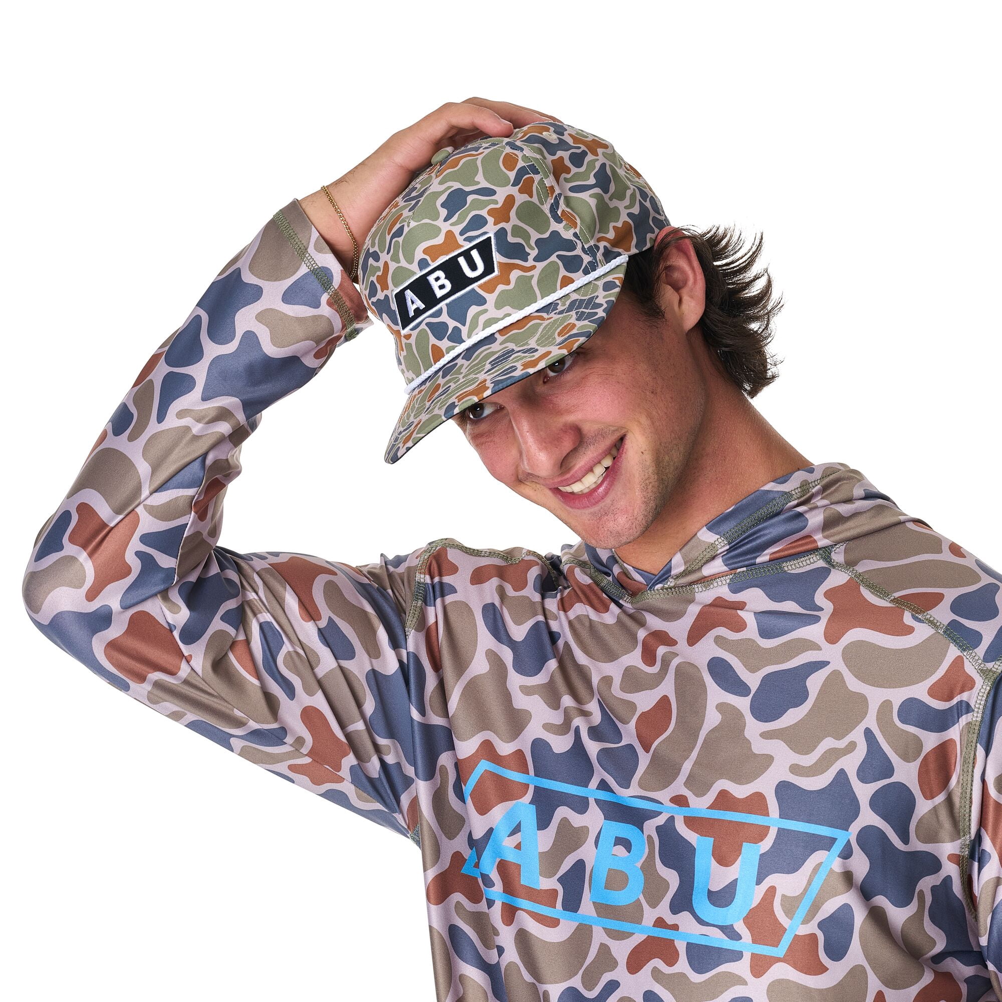 Abu Garcia ABU Rope Hat, One Size Fits Most (Green Camo)