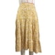thumbnail image 1 of Falda floral de mujer Elástico de cintura alta Dobladillo con volantes Una línea Hermosa falda estampada para uso de verano, 1 of 2