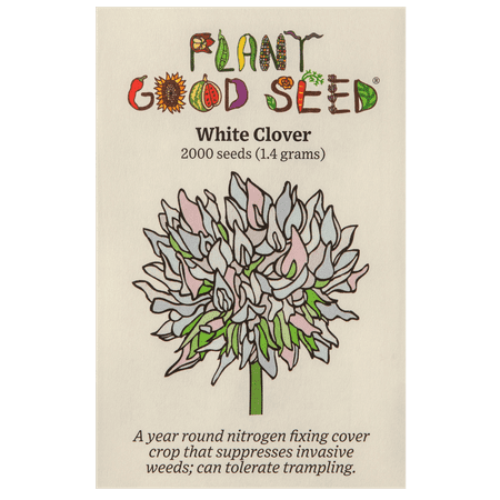 Plant Good Seed White Clover Seeds Perennial Organic Flower Seeds for Planting 2 000 Seeds Per Pack Plant Good Seed White Clover Seeds Perennial Organic Flower Seeds for Planting 2 000 Seeds Per Pack