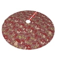 thumbnail image 2 of Kll 30" Christmas Tree Skirt Mushroom Xmas Tree Skirts Mat For New Year Xmas Holiday Party Indoor Outdoor Home Decoration, 2 of 9