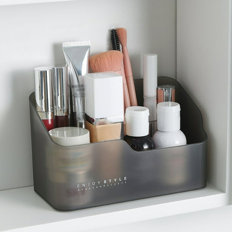 Travelwant Drawer Organizer Set Dresser Desk Drawer Dividers - Bathroom  Vanity Cosmetic Makeup Trays - Multipurpose Clear Plastic Storage Bins for