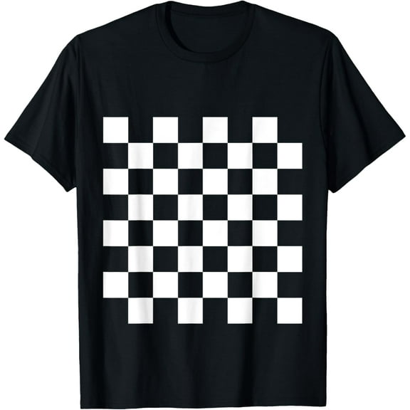 Chessboard Funny Cute DIY Halloween Costume Men Women T-ShirtMen and women, White Black T-shirt, size: Extra large S-302XL