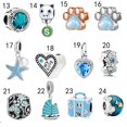 thumbnail image 4 of Pandora luz azul 925 plata chapado pulsera con cuentas diy accesorios de pulsera, 4 of 4