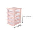 thumbnail image 2 of WEUVEB Organizador De Cajones Duradero Para Maquillaje Y Artículos Color Rosa, 2 of 8