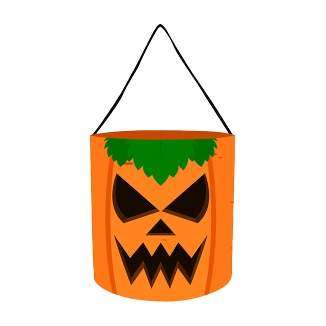 Led Tiras de Luz Brillante Bolsa de Dulces de Halloween Luz Portátil de Calabaza, Bolsa de Almacenamiento Respirable de 25x28cm para Regalos Y Artículos Pequeños, Manija Reforzada