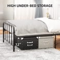 thumbnail image 5 of Metal Bed Frame, Platform Bed Frame with Headboard & Footboard, Twin, 5 of 8