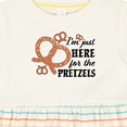 thumbnail image 4 of Inktastic I'm Just Here for the Pretzels Oktoberfest Girls Baby Dress, 4 of 5