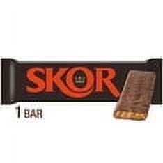 Skor Crisp Butter Toffee and Chocolate Candy, Bar 1.4 oz pack of 1