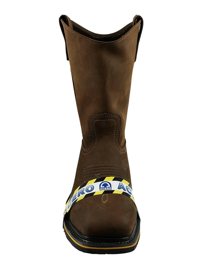 men's Work Boots Leather Establo STEEL TOE, Bota de Trabajo para