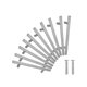 thumbnail image 1 of Promoción 20 piezas Tirador de puerta Tirador en T para puerta de cocina Tiradores para muebles de acero inoxidable - Distancia entre centros 64 mm--, 1 of 4