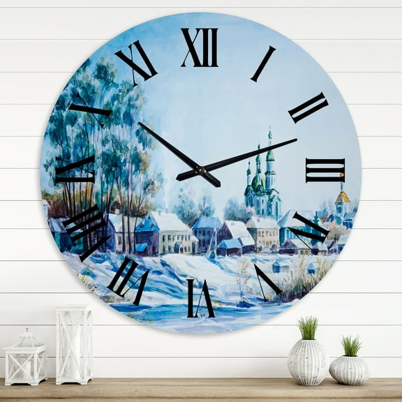 Designart 1 in Quartz Traditional Wall Clock