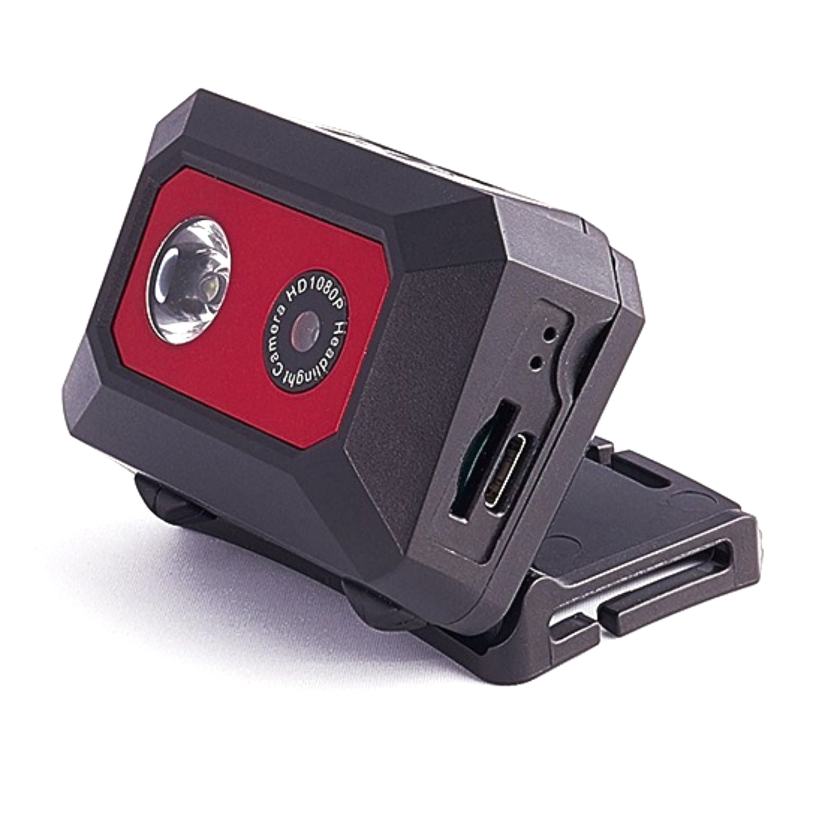 JIAHAOO All-in-One Headlamp Camera for Safety - SOS Function, English Controls, Easy Operation