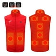 thumbnail image 5 of Unisex Heated Vest 9 Heat Zones Smart Temperature Control Fast Warm Up Sleeveless Jacket Outer Layer Coat Heating Clothing Thermal Heated Vests for Men, 5 of 5
