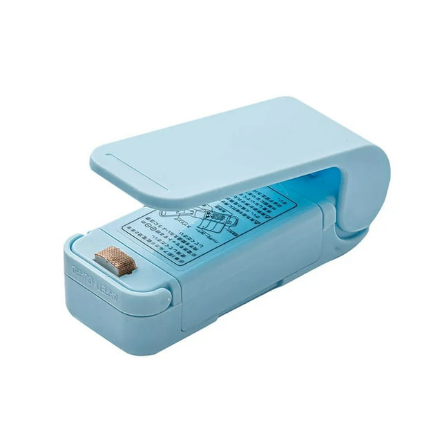 10pcs Mini Heat Bag Packaging Sealer Portable Plastic Bag Clip Sealing Machine Food Storage Seal Snack Sealing Kitchen Gadgets ,Easy to Use