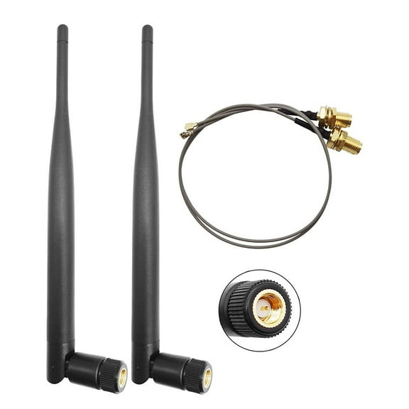 2 Pcs Rubber Rod Antenna 915Mhz For Lora Antenna Indoor 5Dbi Gain For Sma Male With For Ipex Cable ﻿Electrical Equipment