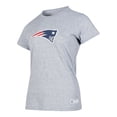 thumbnail image 2 of NFL Playera Aficionado Básica New England Patriots Gris para Mujer, Talla Grande, 2 of 5