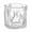 Clear, variant on Twisted Glass Whiskey Tumbler, Thickened Beer Glass with Unique Twist Design, Novelty Personality Drinking Cup for Home Bar Use, 250ml Capacity