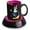 Black with Pink Accents, variant on Disney Mickey Mouse Mug Warmer, Includes 12 oz Mickey Mouse Ceramic Mug, New, Model DMP-16