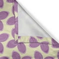 thumbnail image 4 of Ambesonne Valentine Grommet Curtain Single Panel, Fresh Floret Buds, 50"x60", Yellow Violet, 4 of 5