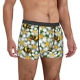 thumbnail image 4 of Salouo Bees and Flower Print Men's Boxer Briefs,Breathable Underwear Elastic Waistband Briefs for Men -XX-Large, 4 of 8