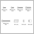 TV Mount Universal Hardware Kit (Bolts and Spacers)