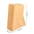 thumbnail image 3 of Basics Knife Block Multi-Grip Kitchen Knife Holder Log Knife Holder, 3 of 3