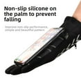 thumbnail image 7 of 1Pair Outdoor Windbreak Gloves for Men Women,Warm Running Glove,Lightweight Winter Gloves Touch Screen Water Resistant Windproof Thermal Glove for Cold Weather Driving,Cycling & Hiking,Black,XL,9.84", 7 of 7