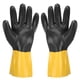 thumbnail image 2 of Guantes de trabajo de seguridad recubiertos de PVC, resistencia a ácidos y álcalis para maquinaria de la industria química, 2 of 14