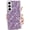 Purple, variant on for Samsung Galaxy Z Fold 6 5G Clear Glitter Case,Cute Bling Sparkle Space Stars Moon Universe Design Soft Silicone Shockproof Protective Case for Women Girls for Galaxy Z Fold 6 5G (Planet)