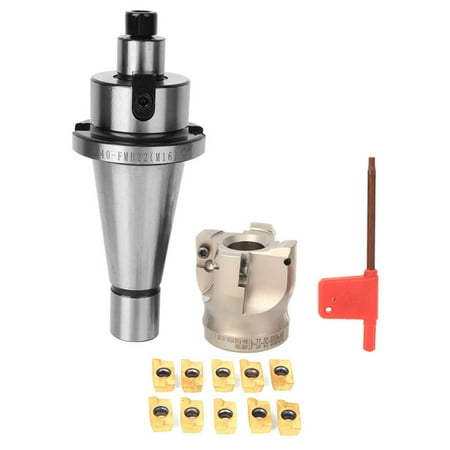 

NT40 FMB22 Collet Chuck Holder BAP400R50224T Cutter APMT1604 Milling Inserts(10PCS Milling Inserts )