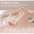 thumbnail image 3 of BedTreat Body Pillow with Printed Velvet Pillowcase, Fluffy Body Pillow for Adults, Removable cover, Sangay , Burnt Coral (20"x54"), 3 of 7
