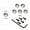 Inner diameter 4.76mm outer diameter 9.52mm, variant on Durable Steel Bearings Accessories Kit Fits for Milling Cutter Heads and Shank Carpentry Cutting Tool