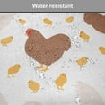 thumbnail image 4 of Hen and Chicks Chair Seating Cushion, Farm Themed Continuous Pattern with Cartoon Domestic Birds and, Soft Seat Pads for Office with Anti-slip Backing, 16"x16", Multicolor, by Ambesonne, 4 of 4
