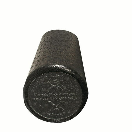 CanDo Black Composite High-Density Extra Firm Foam Roller -