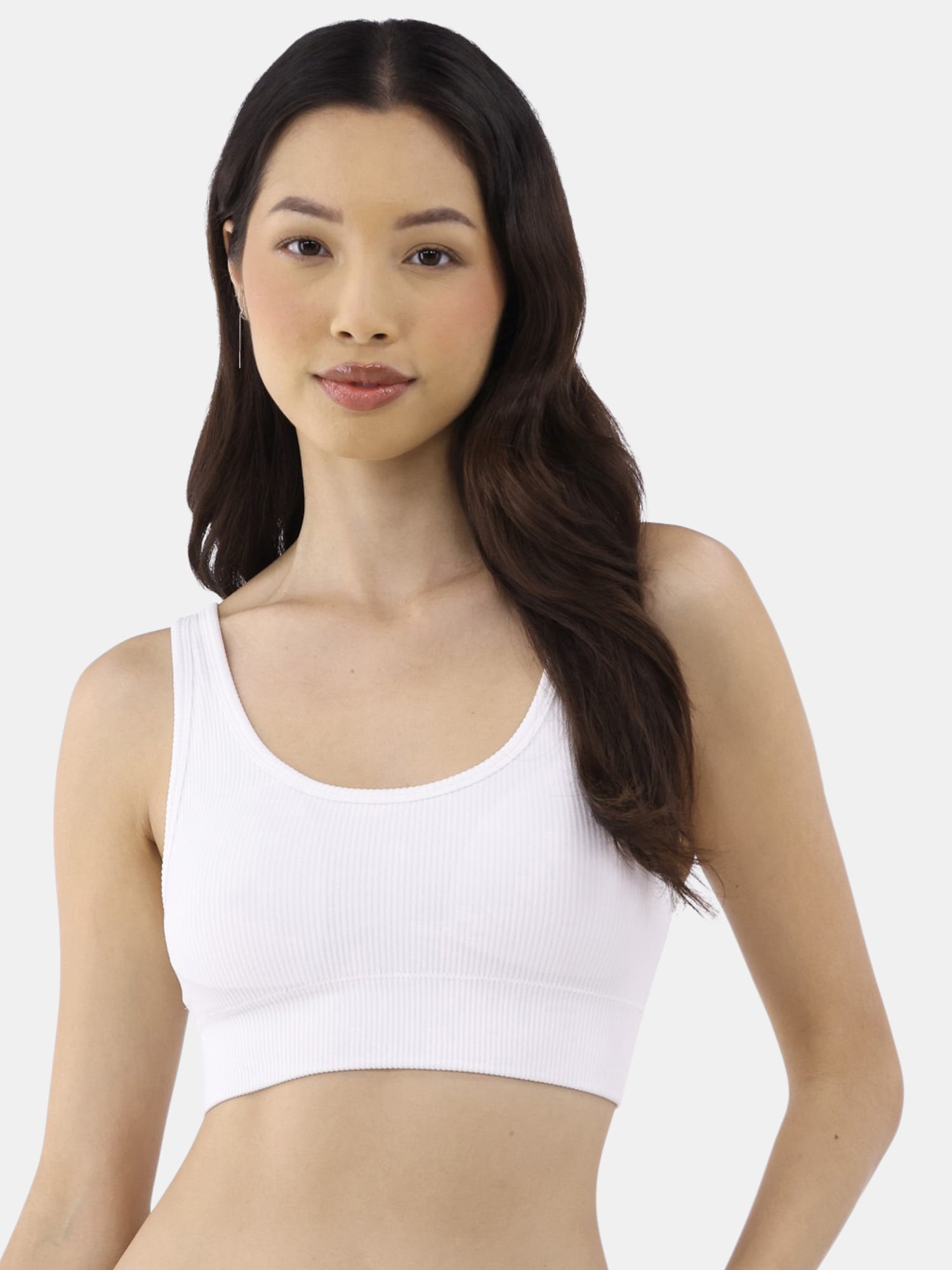 No Boundaries Double Scoop Seamless Bra, 2-Pack, Women’s, Sizes XS-3XL