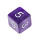 thumbnail image 4 of 107D6 Dados Numeral Dado de 6 Caras de Acrílico para Juego de 20 Unidades ( para Selección) Morado y negro Zulema Juegos de rol Dados, 4 of 8