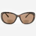 thumbnail image 5 of Bifocal Sunglasses for Women - Reader Sunglasses with Bifocals - Vintage Reading Sun Glasses with Built In Readers - Venice by VITENZI in Burgundy 2.50, 5 of 9
